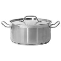 Кастрюля Yato YG-00042 8л Нержавеющая сталь / Стальной