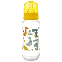 Biberon Akuku AK.106334 Pentru băieți / 0.25l / Yelow