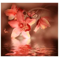 Tapete DECOCODE 31-0068-FR Pink / Flori