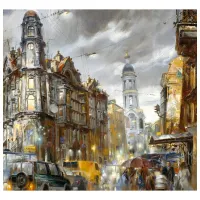 Обои DECOCODE 31-0126-YB Серый / Город