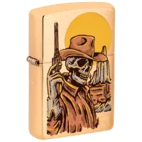Зажигалка Zippo Cowboy Skull Бронзовый / Латунь photo 2