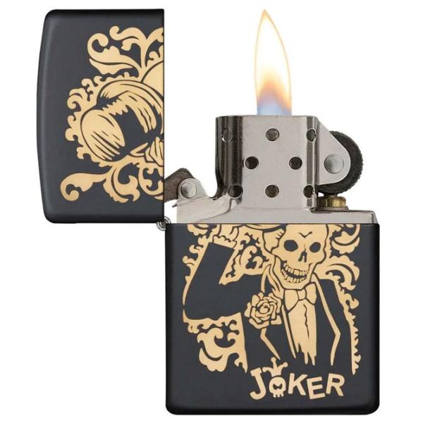 Brichetă Zippo Joker Black / Alamă photo 1