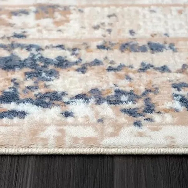 Covor Dizayno Home Valente Beige Blue / Acril photo 3 Covor Dizayno Home Valente Beige Blue / Acril photo 3
