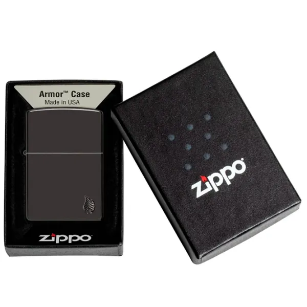 Brichetă Zippo Armor Series Flame Gray / Alamă photo 2 Brichetă Zippo Armor Series Flame Gray / Alamă photo 2