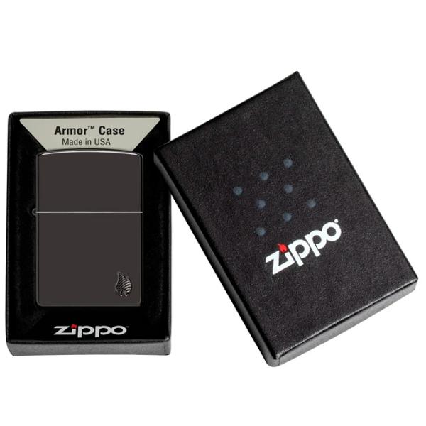Brichetă Zippo Armor Series Flame Gray / Alamă photo 2 Brichetă Zippo Armor Series Flame Gray / Alamă photo 2