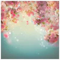 Tapete DECOCODE 22-0001-FL Pink / Flori