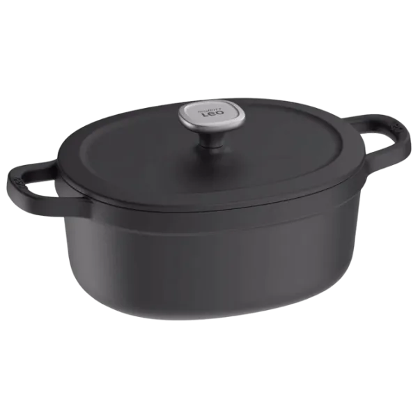 Cratiță BergHOFF Leo 4.8l Fontă / Black photo 1 Cratiță BergHOFF Leo 4.8l Fontă / Black photo 1