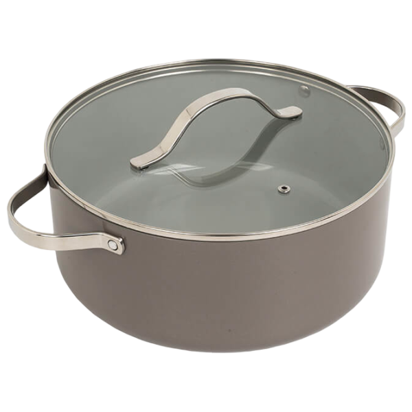Cratiță Maestro Mr-4009-18 1.9l Aluminiu / Beige photo 1 Cratiță Maestro Mr-4009-18 1.9l Aluminiu / Beige photo 1