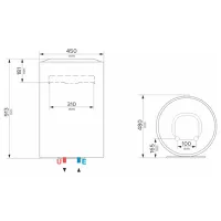 Boiler Ariston Lydos R 100V 1.8K EU / 100 l / White photo 6