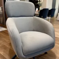 Кресло Dizayno Home Moon Черный Серый