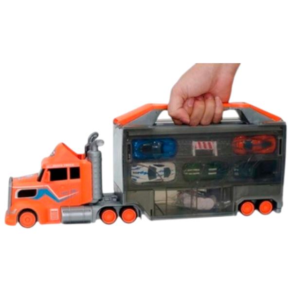 Грузовик Essa Toys Parking Lot XG879-114  / / Оранжевый Серый photo 3 Грузовик Essa Toys Parking Lot XG879-114  / / Оранжевый Серый photo 3