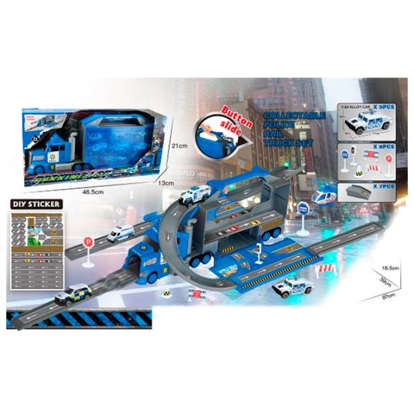 Camion Essa Toys Parking Lot XG879-112  / / Gray Blue photo 5