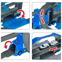 Camion Essa Toys Parking Lot XG879-112 / / Gray Blue photo 6