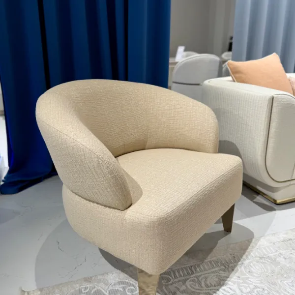Кресло Luxe Life Oskar Золотой Бежевый photo 1