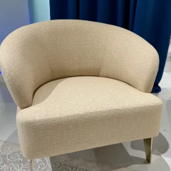 Кресло Luxe Life Oskar Золотой Бежевый photo 3