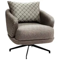 Fotoliu Dizayno Home Marsilya Black Gray