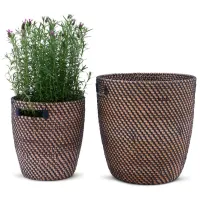 Горшок для цветов Ikea Ragkorn Бежевый / Пластик / На полу photo 3