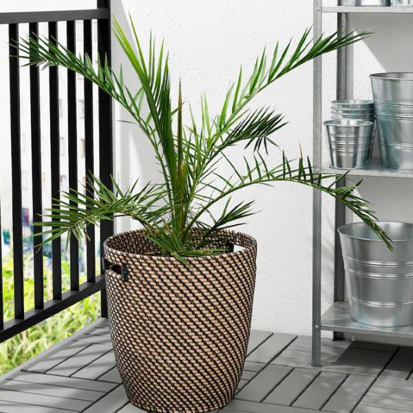 Горшок для цветов Ikea Ragkorn Бежевый / Пластик / На полу photo 4