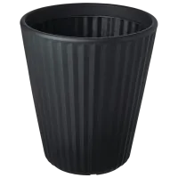 Ghiveci pentru flori Ikea Bjornbambu Black / Plastic / Pe podea