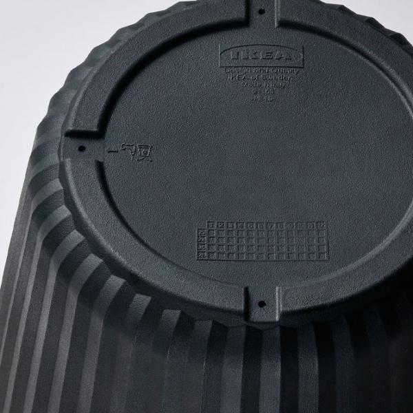 Ghiveci pentru flori Ikea Bjornbambu Black / Plastic / Pe podea photo 4