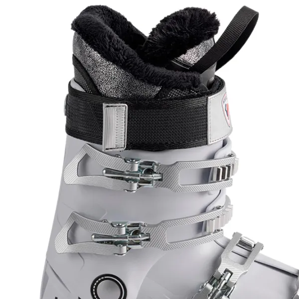Clăpari de schi pentru femei Rossignol PURE COMFORT 60 White Gray / Poliuretan photo 6