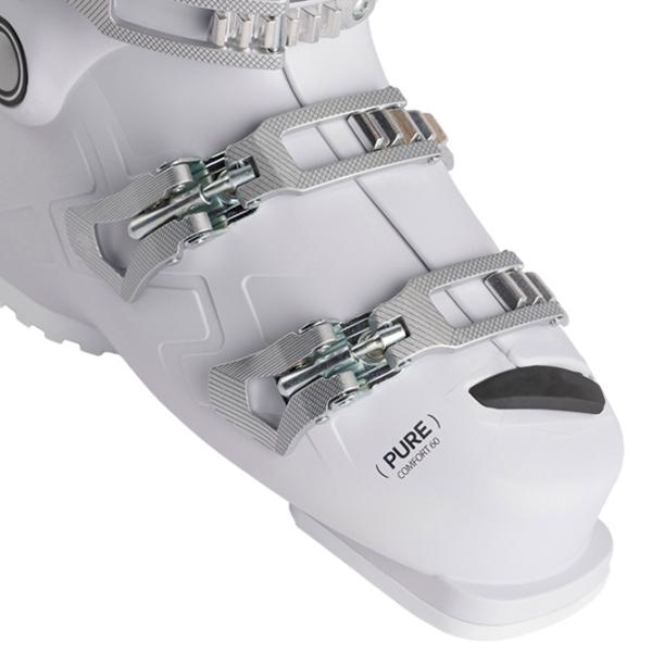Clăpari de schi pentru femei Rossignol PURE COMFORT 60 White Gray / Poliuretan photo 7