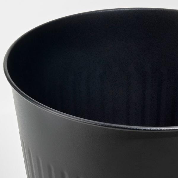Ghiveci pentru flori Ikea Citronmeliss Black / Plastic / Pe podea photo 2