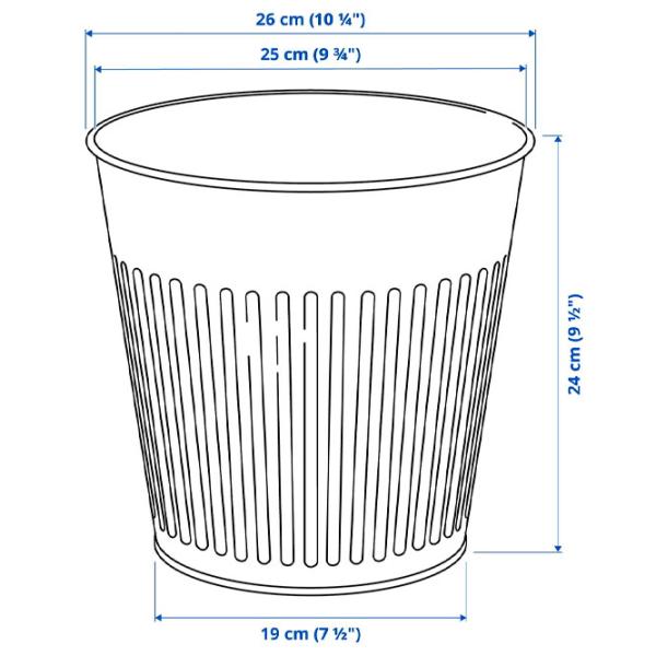 Ghiveci pentru flori Ikea Citronmeliss Black / Plastic / Pe podea photo 5