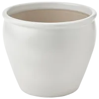 Ghiveci pentru flori Ikea Ambraronn White / Plastic / Pe podea
