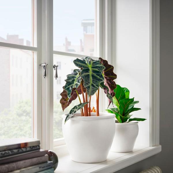 Ghiveci pentru flori Ikea Ambraronn White / Plastic / Pe podea photo 2