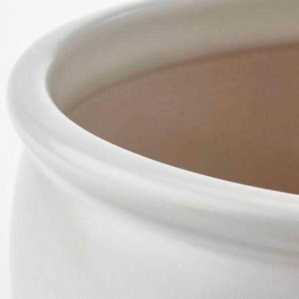 Ghiveci pentru flori Ikea Ambraronn White / Plastic / Pe podea photo 4