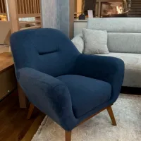 Fotoliu Dizayno Home Clara Brown Blue