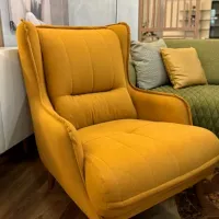 Fotoliu Dizayno Home Vega Brown Yellow