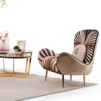 Fotoliu Dizayno Home Arezzo Gold Beige
