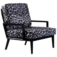 Fotoliu Dizayno Home Kuzey Black Black