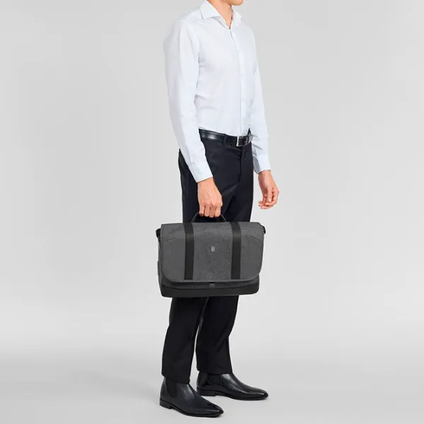 Портфель Victorinox Architecture Urban2 Messenger 14" / Черный Серый / 13л photo 8