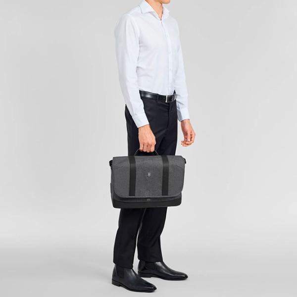 Портфель Victorinox Architecture Urban2 Messenger 14" / Черный Серый / 13л photo 8