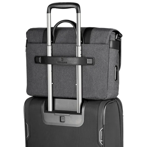 Портфель Victorinox Architecture Urban2 Messenger 14" / Черный Серый / 13л photo 9