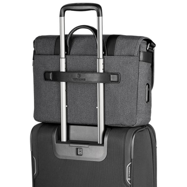 Портфель Victorinox Architecture Urban2 Messenger 14" / Черный Серый / 13л photo 9