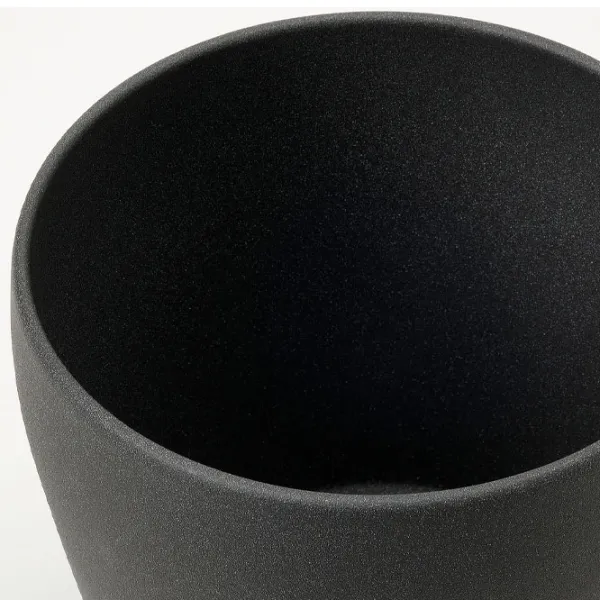Горшок для цветов Ikea Persillade Черный / Керамика / На подоконник photo 3