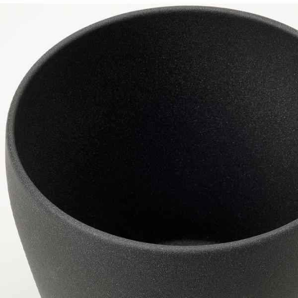 Горшок для цветов Ikea Persillade Черный / Керамика / На подоконник photo 3