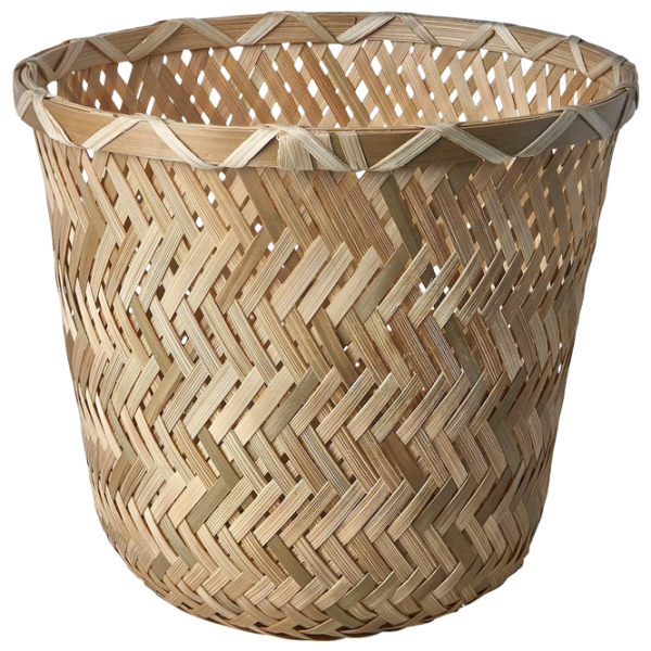 Горшок для цветов Ikea Klynnon Бежевый / Бамбуc / На полу photo 1