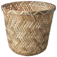 Горшок для цветов Ikea Klynnon Бежевый / Бамбуc / На полу