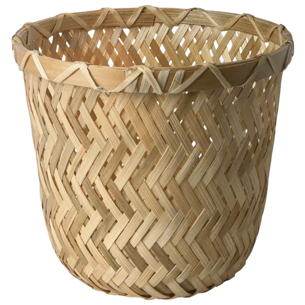 Горшок для цветов Ikea Klynnon Бежевый / Бамбуc / На полу photo 1