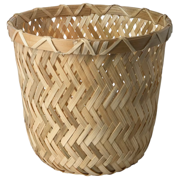 Горшок для цветов Ikea Klynnon Бежевый / Бамбуc / На полу photo 1
