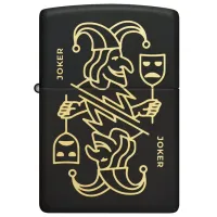 Зажигалка Zippo Joker Card Design Черный / Латунь photo 2