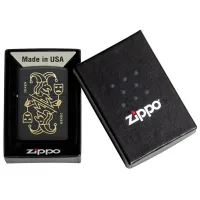 Зажигалка Zippo Joker Card Design Черный / Латунь photo 4