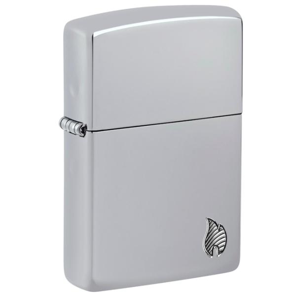 Brichetă Zippo Armor Series Flame Silver / Alamă photo 1