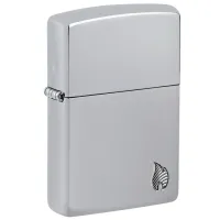 Brichetă Zippo Armor Series Flame Silver / Alamă