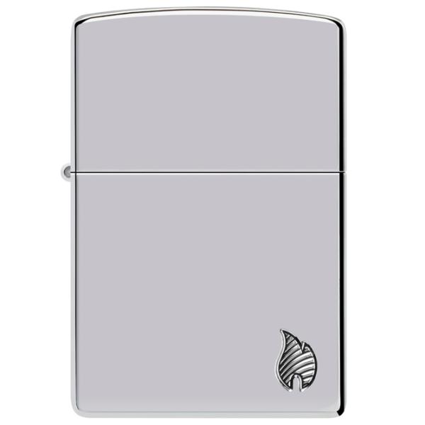Brichetă Zippo Armor Series Flame Silver / Alamă photo 2